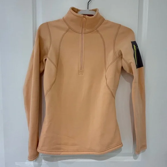 Arc’teryx Rho AR Zip Neck - Women’s Small - Colour Peach - Picture 2 of 6